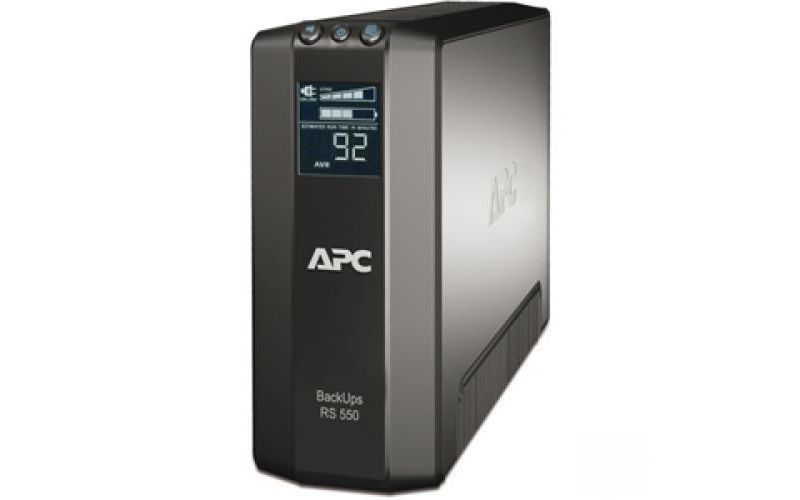 APC Back-UPS RS 550VA Tower UPS - 550VA/330W - 3 Minute - 3 x IEC 60320 C13, 3 x IEC 60320 C13