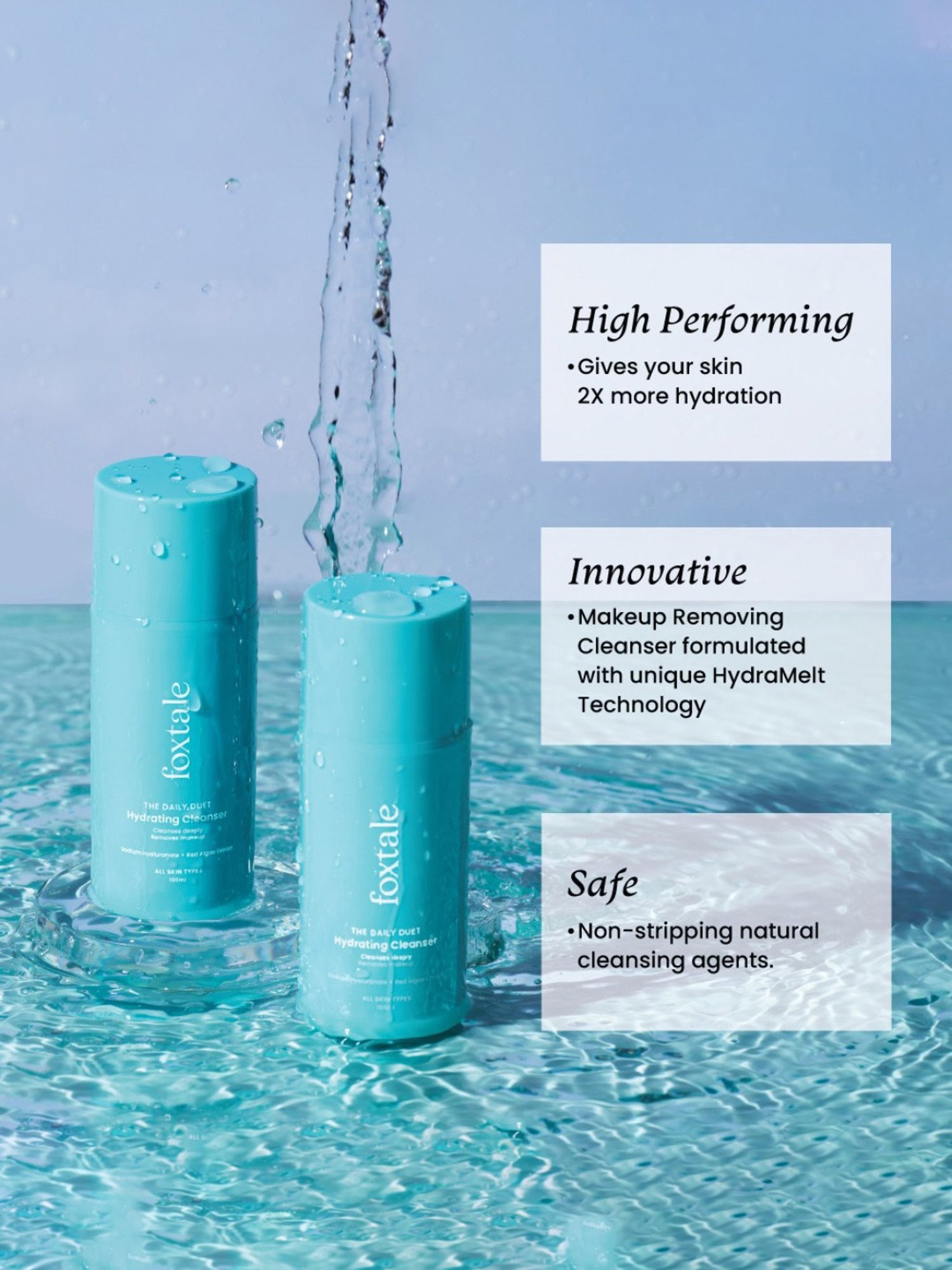 Foxtale The Daily Duet Hydrating Cleanser - 100 ml