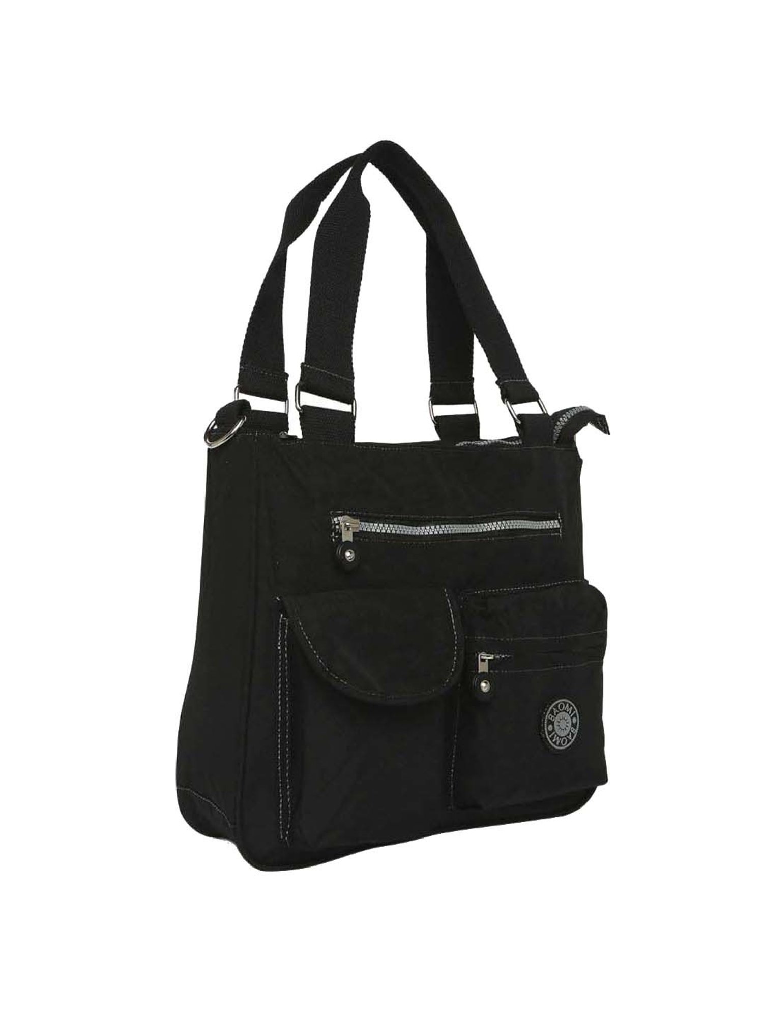 Baomi Black Solid Medium Shoulder Bag