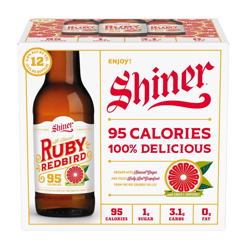 Shiner Ruby Redbird Grapefruit Beer - 12pk/12 fl oz Bottles