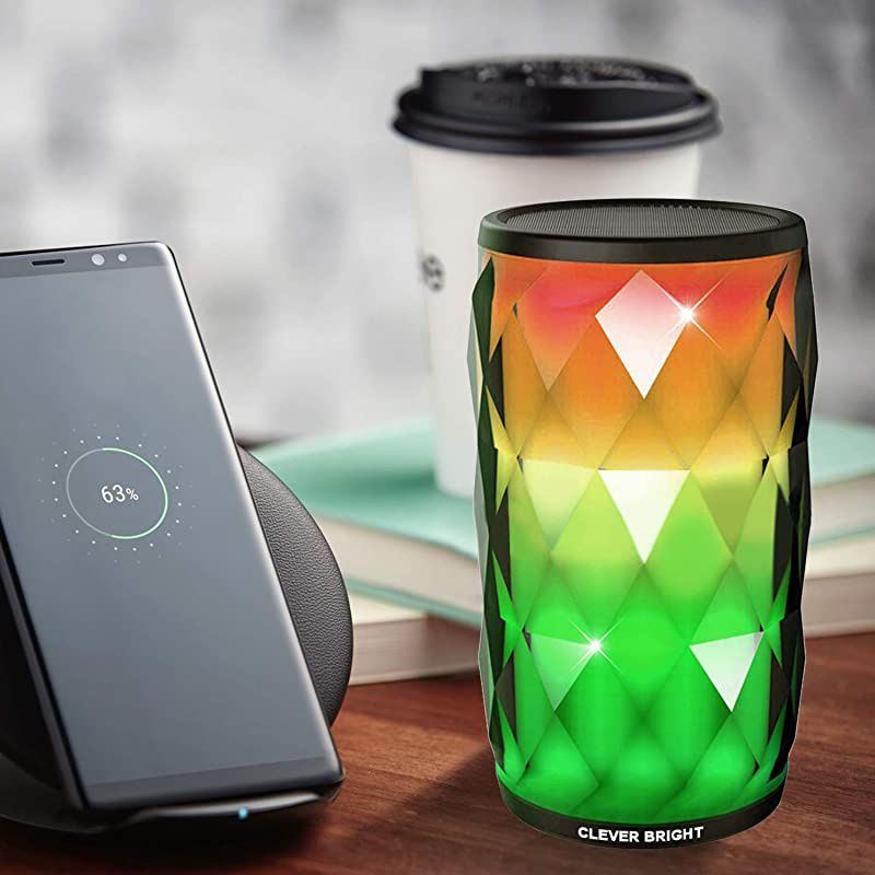 Bluetooth Speakers with 6 LED Light Modes Wireless Speaker Loud Sound Wireless Bluetooth Speaker Party Home Outdoor