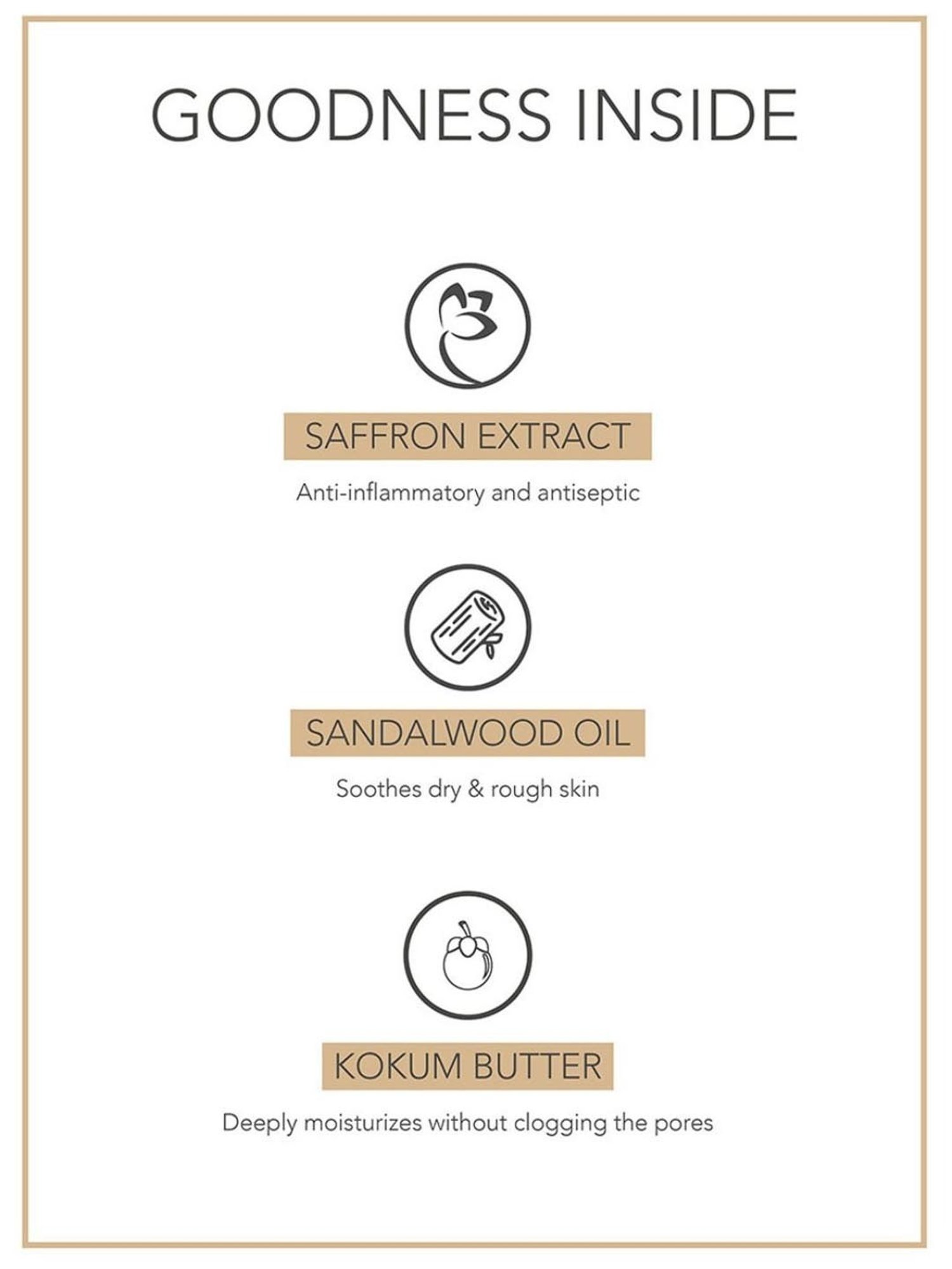 Fabessentials Saffron & Sandalwood Face Cream - 50 gm