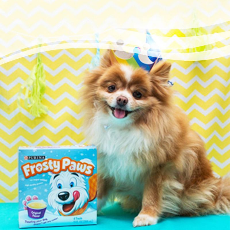 Purina Frosty Paws Peanut Butter Flavor Frozen Dog Treats - 4pk