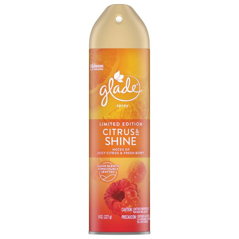 Glade Citrus & Shine Aerosol - 8oz