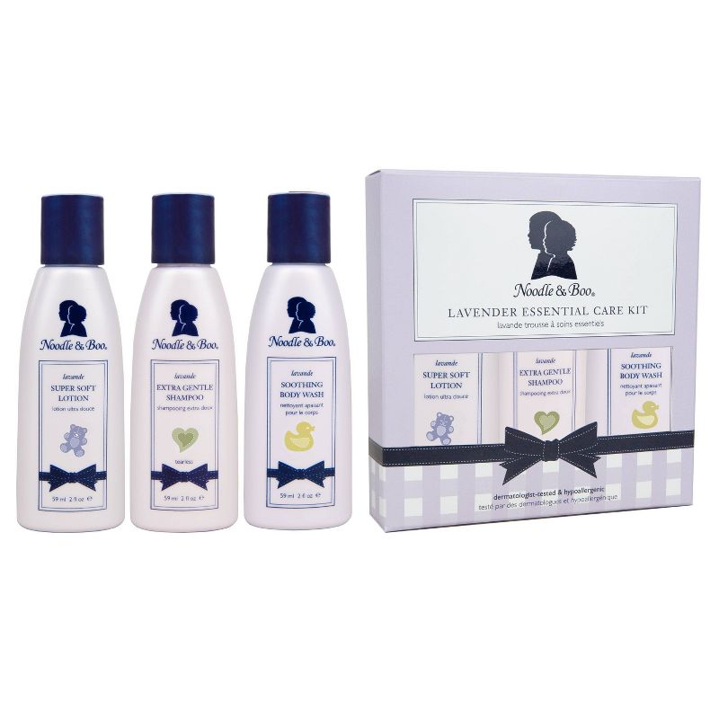 Noodle & Boo Lavender Essential Gift Set - 3ct/6oz Total