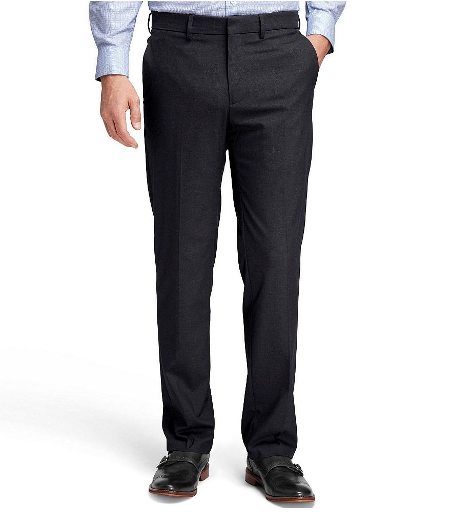 Johnston & Murphy Non-Iron Flat-Front Dress Pants
