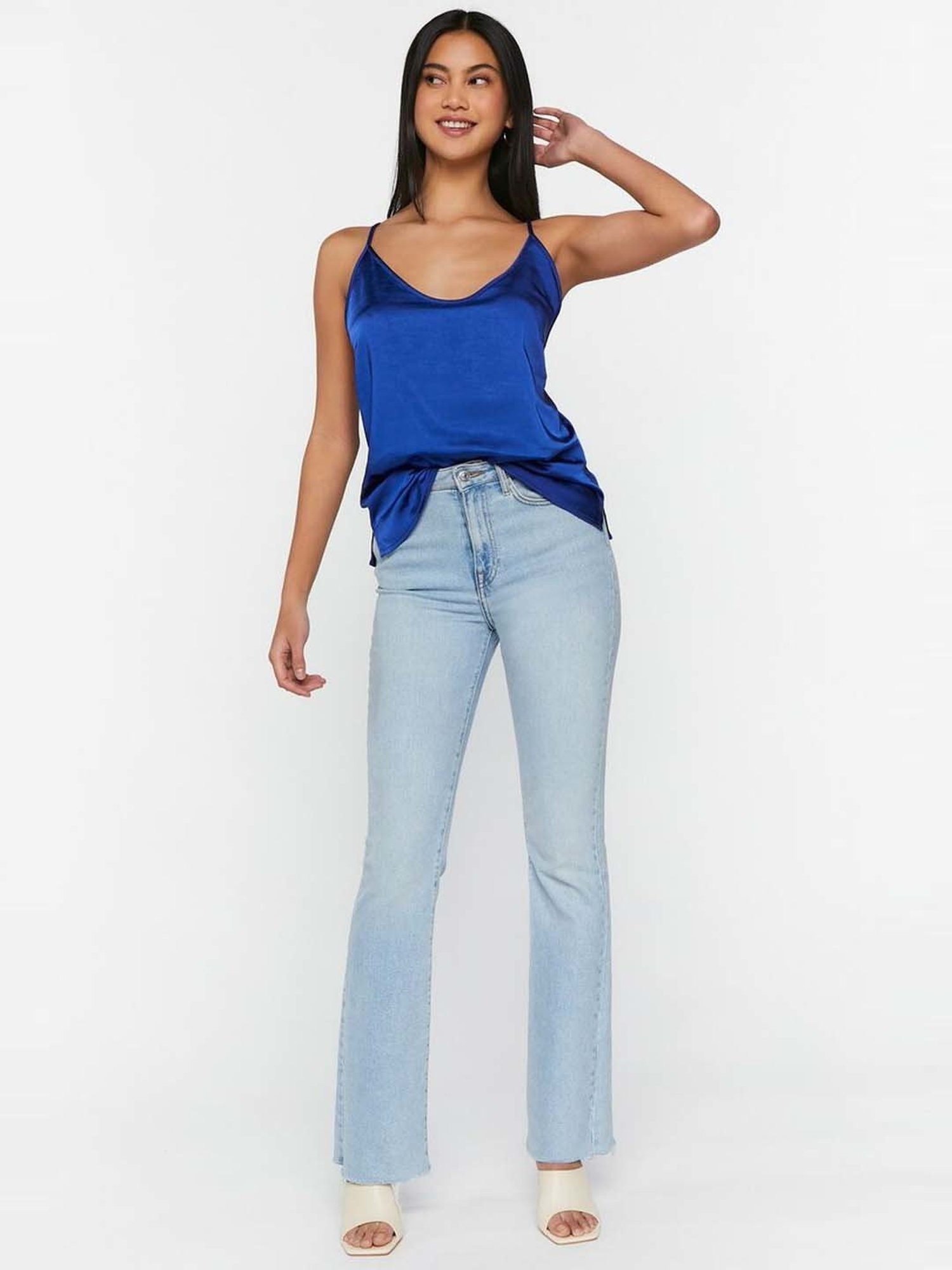Forever 21 Blue Regular Fit Top