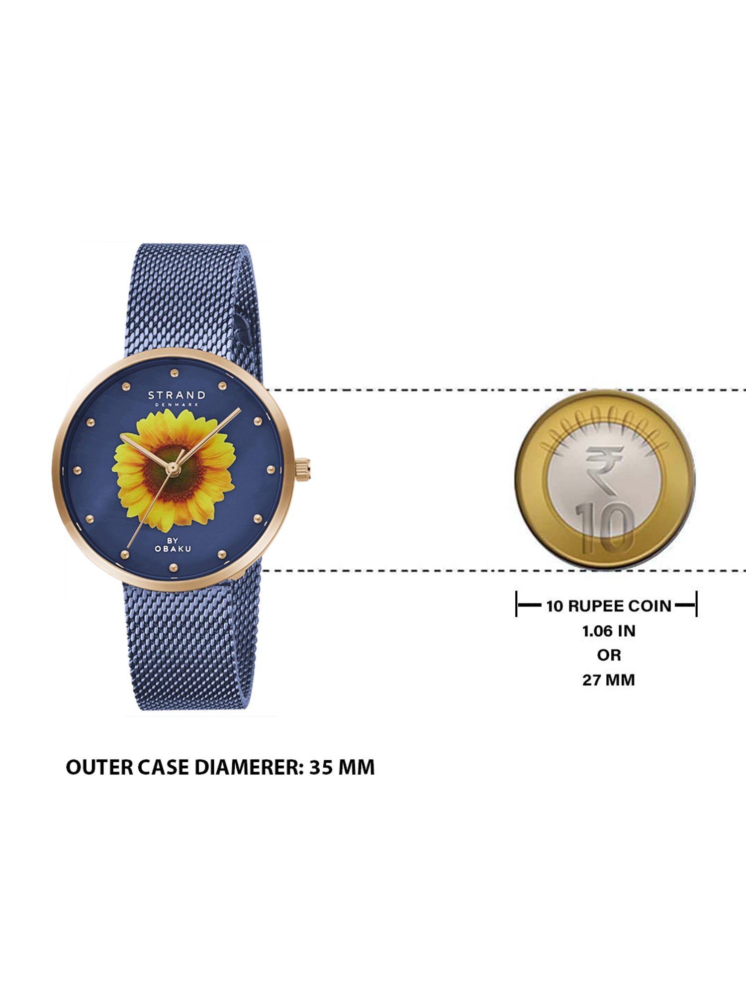 STRAND by Obaku S700LXVLML-DS_A Analog Watch for Women