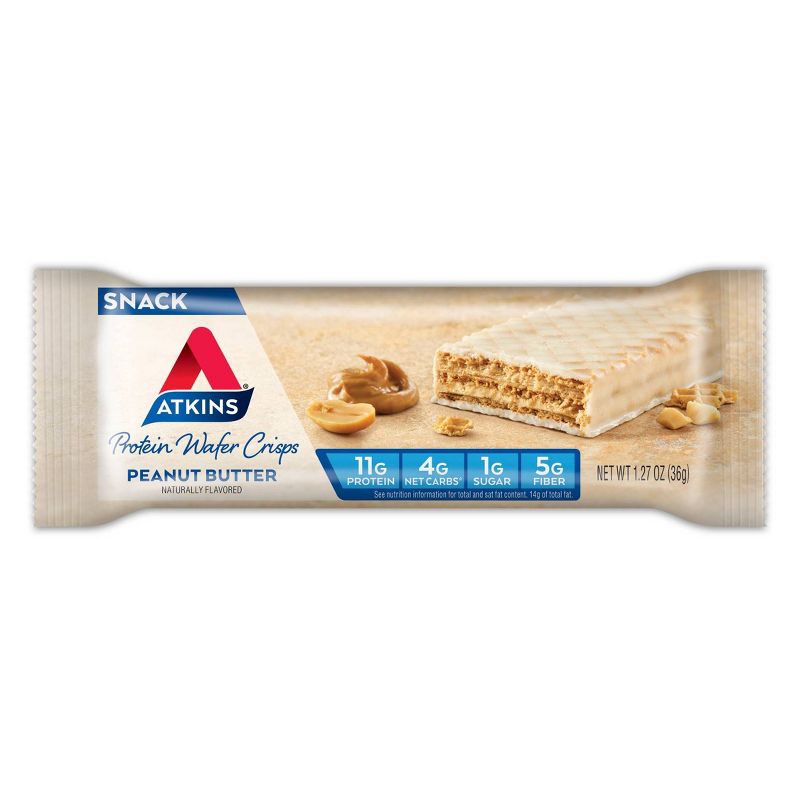 Atkins Protein Wafer Crisps - Peanut Butter - 5ct
