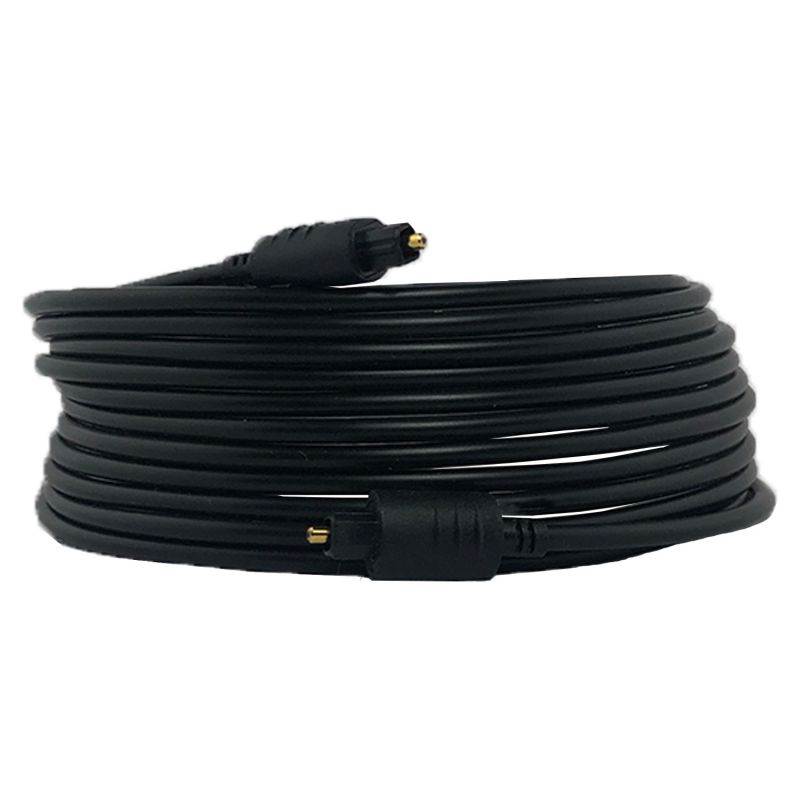 SatelliteSale 50 ft Premium Digital Audio Optical Fiber Cable Toslink SPDIF Cord
