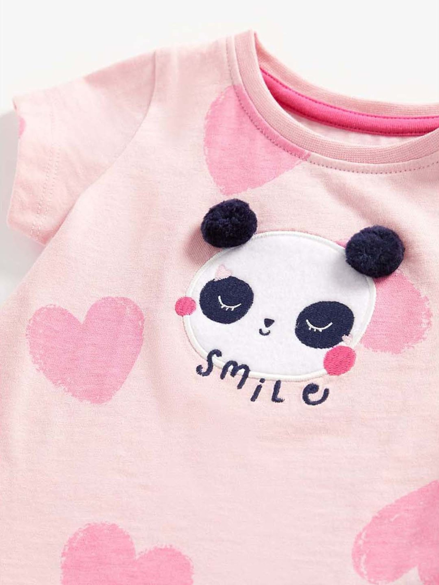 Mothercare Kids Pink Cotton Printed Top