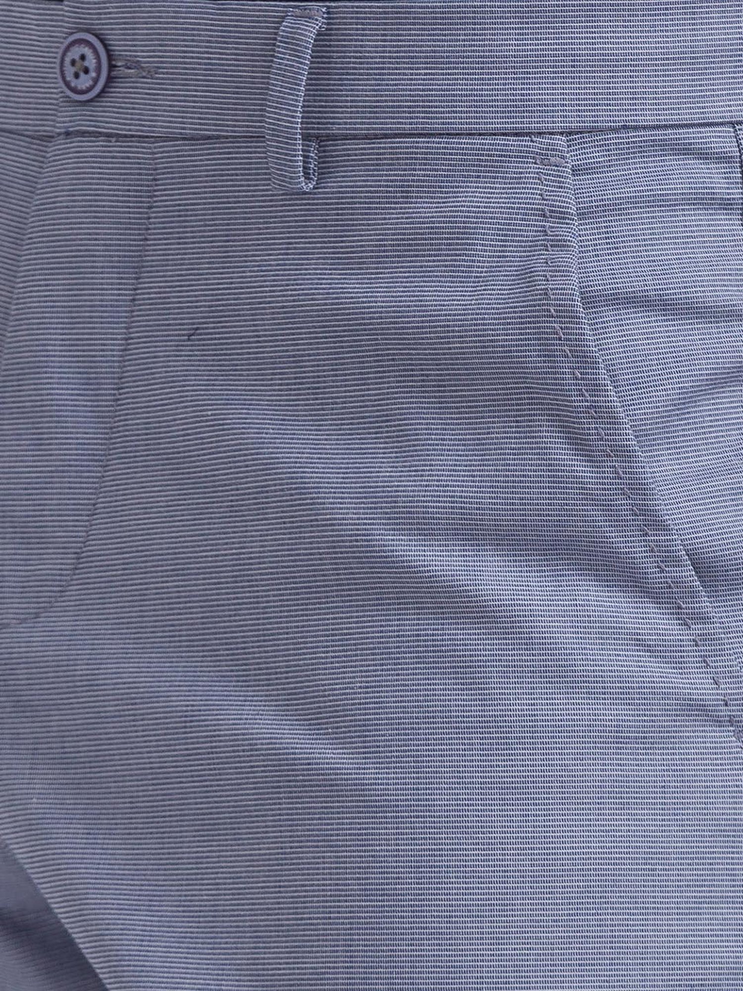 Parx Dusty Blue Regular Fit Shorts