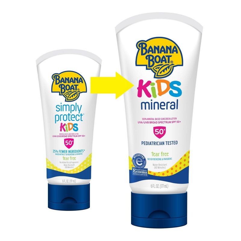 Banana Boat Kids Mineral Sunscreen Lotion - SPF 50 - 6 fl oz