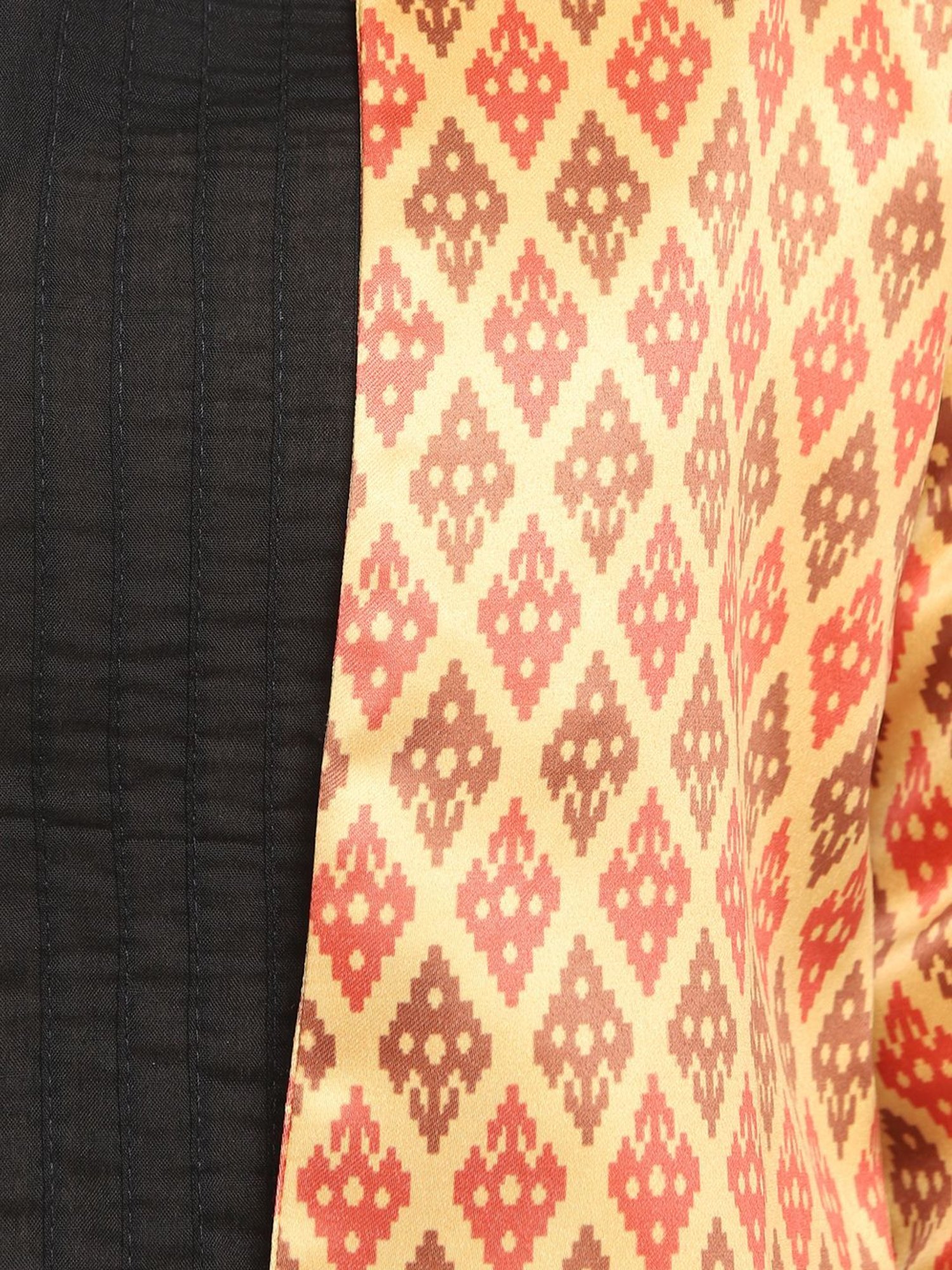 Hangup Yellow Printed Shrug