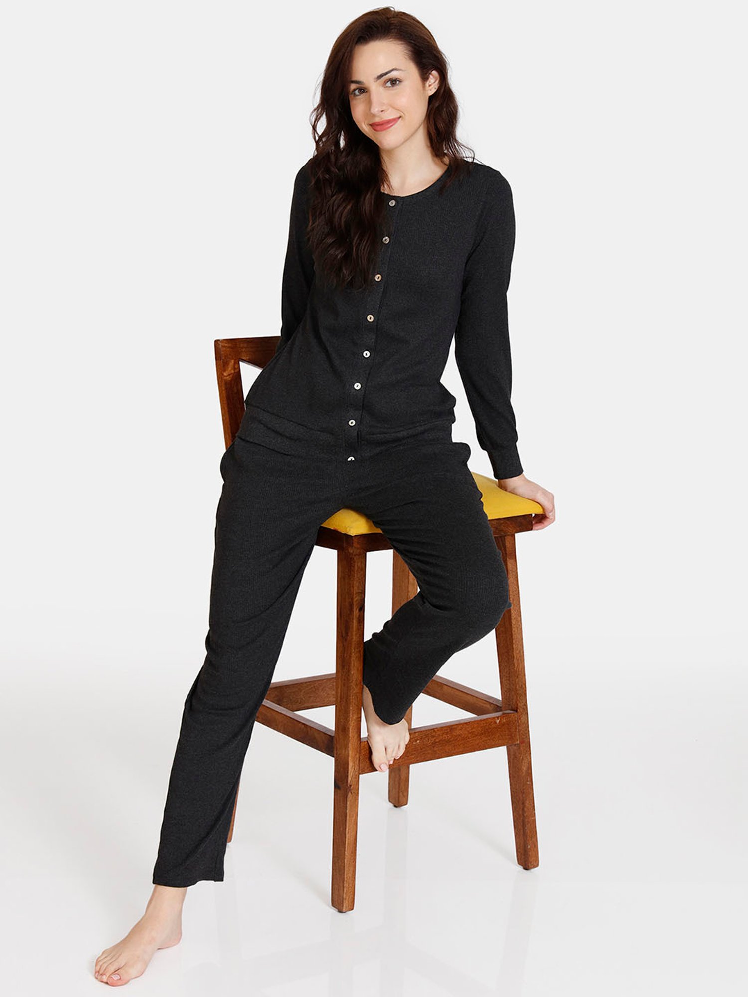 Zivame Black Relaxed Fit Top