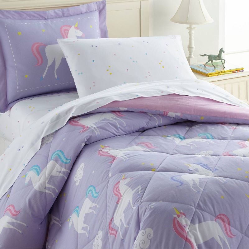 Twin Unicorn 100% Cotton Sheet Set - WildKin