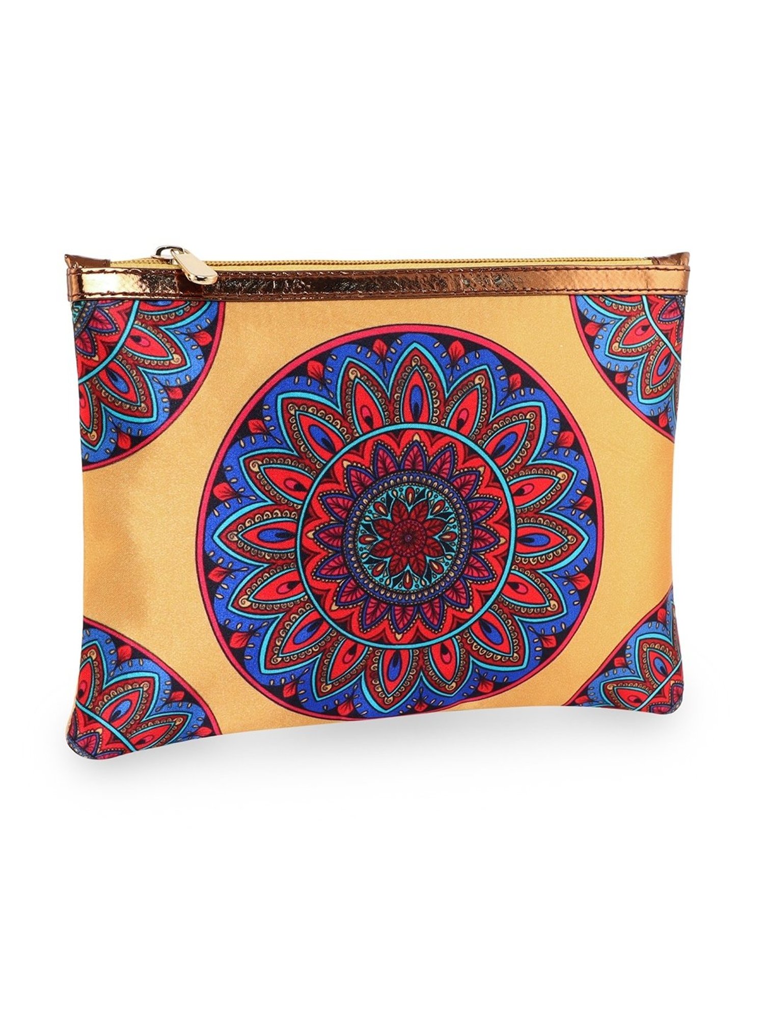 Sabhyata Mandala Multicolor Printed Small Pouch for Women