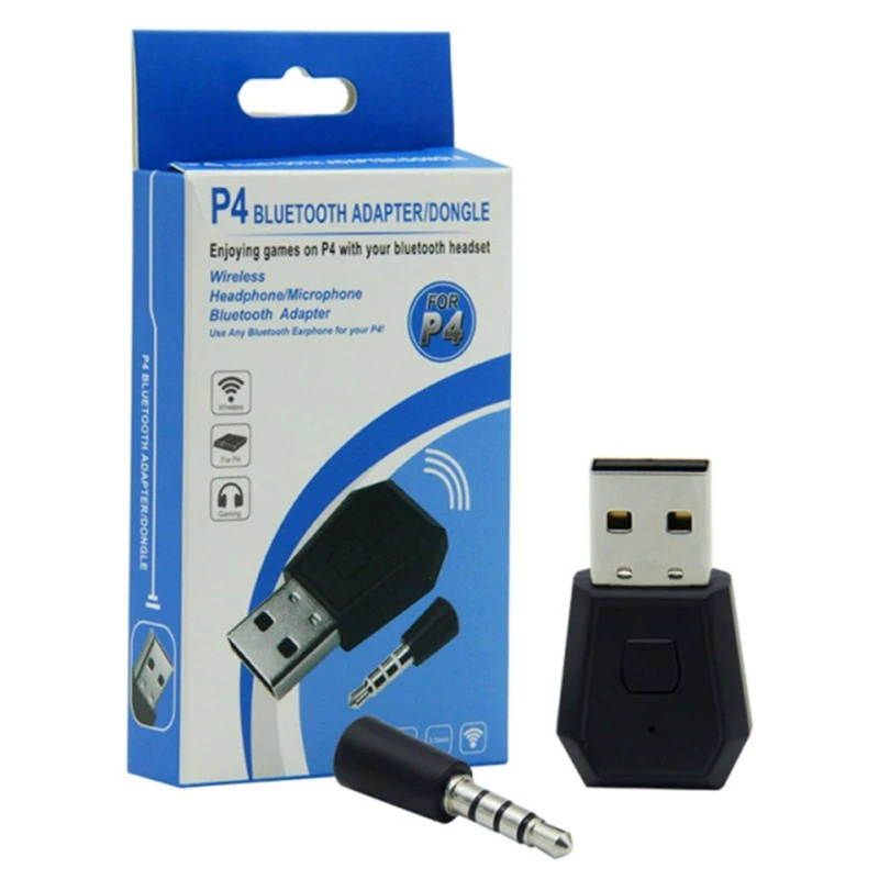 Wireless Bluetooth Adapter for PS4 Gamepad Game Controller Console Headphone 3.5mm Audio Transmitter USB Dongle