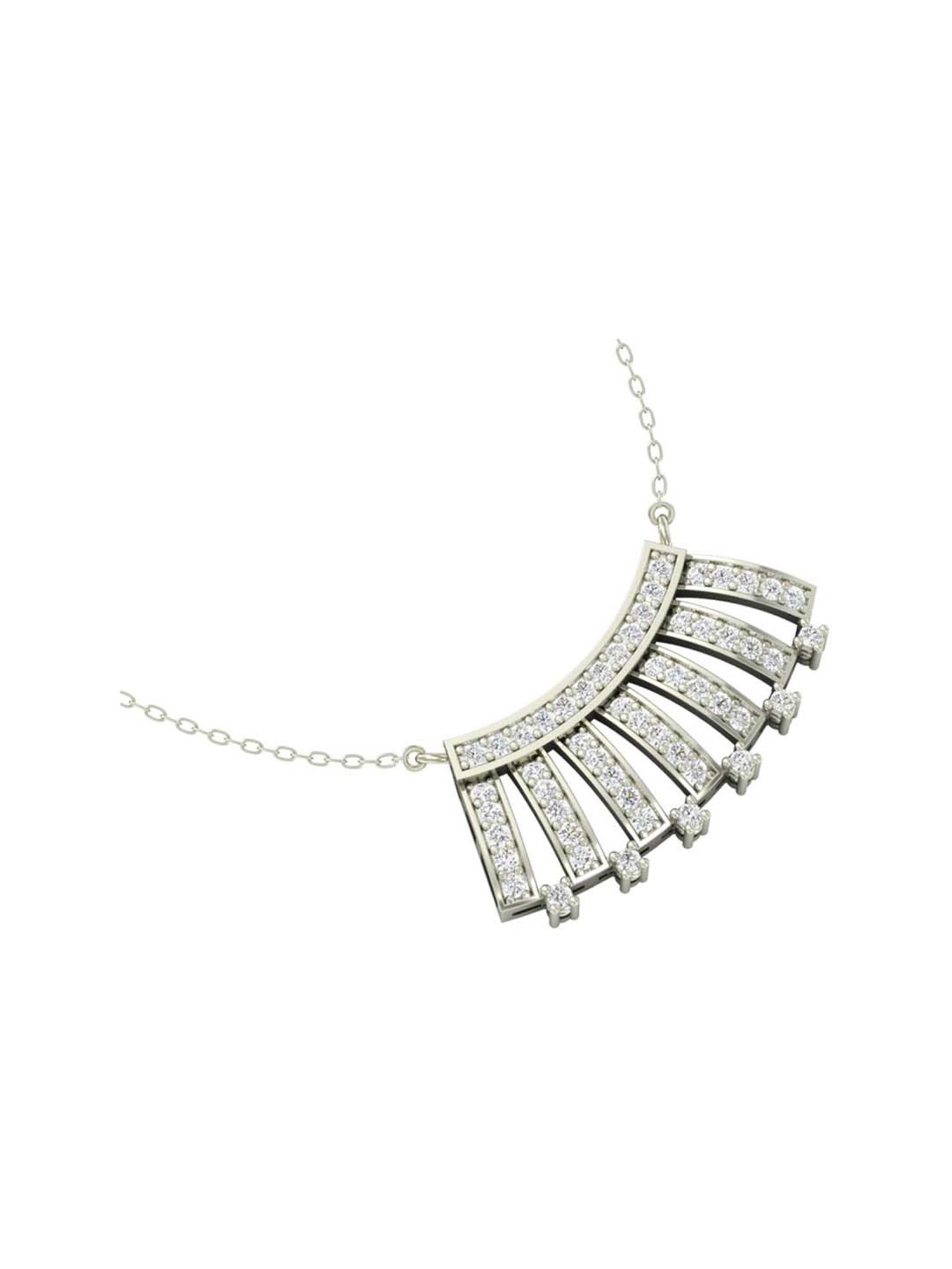 Clara Ayla 92.5 Sterling Silver Pendant with Chain