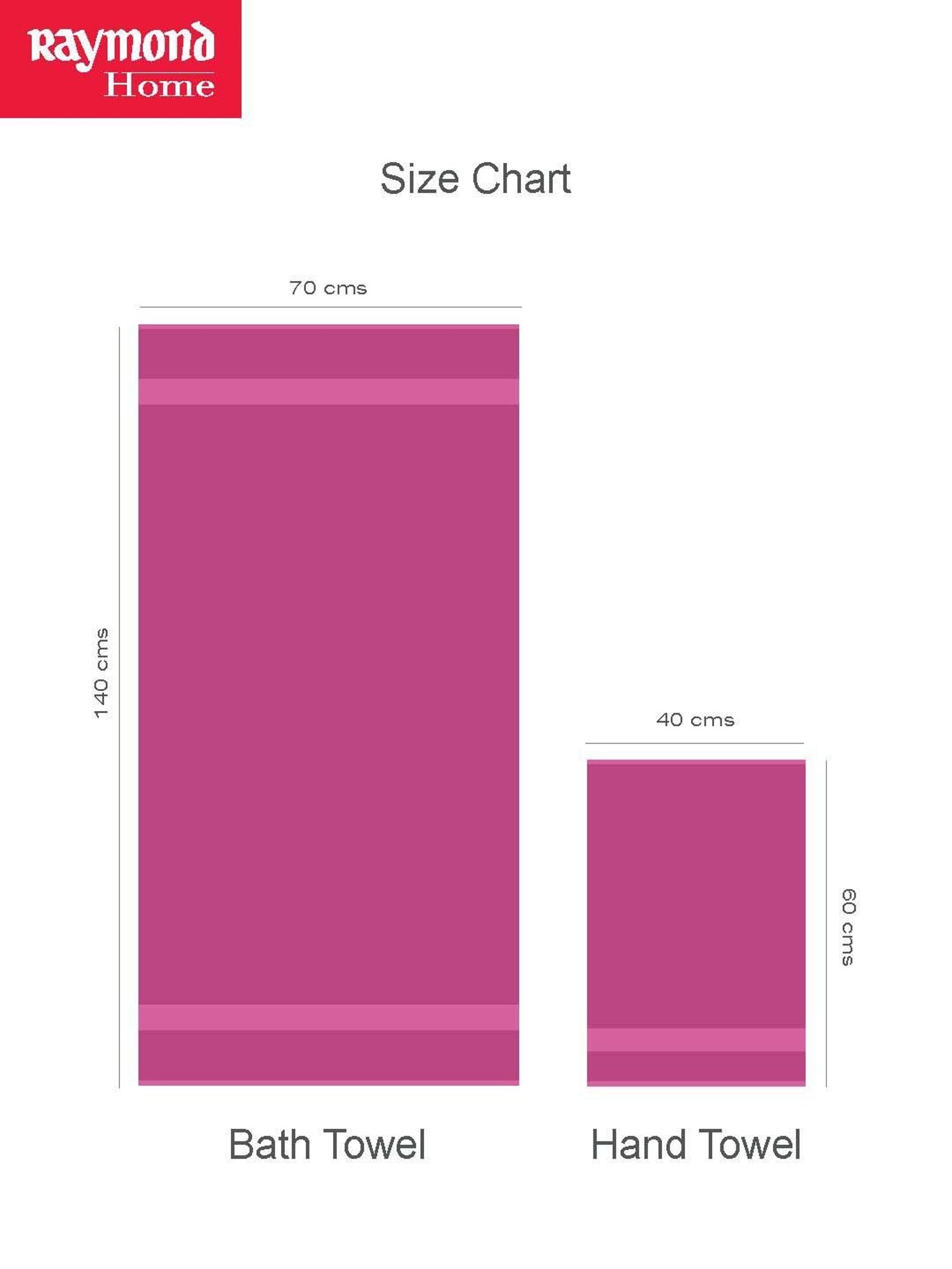 Raymond Home Fresh Rose Pink 340 GSM Cotton Bath Towel