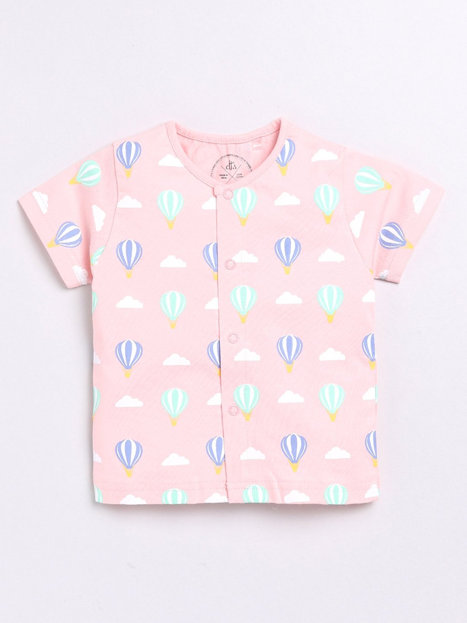 Clt.s Boys Light Blue Printed T-Shirt with Pants