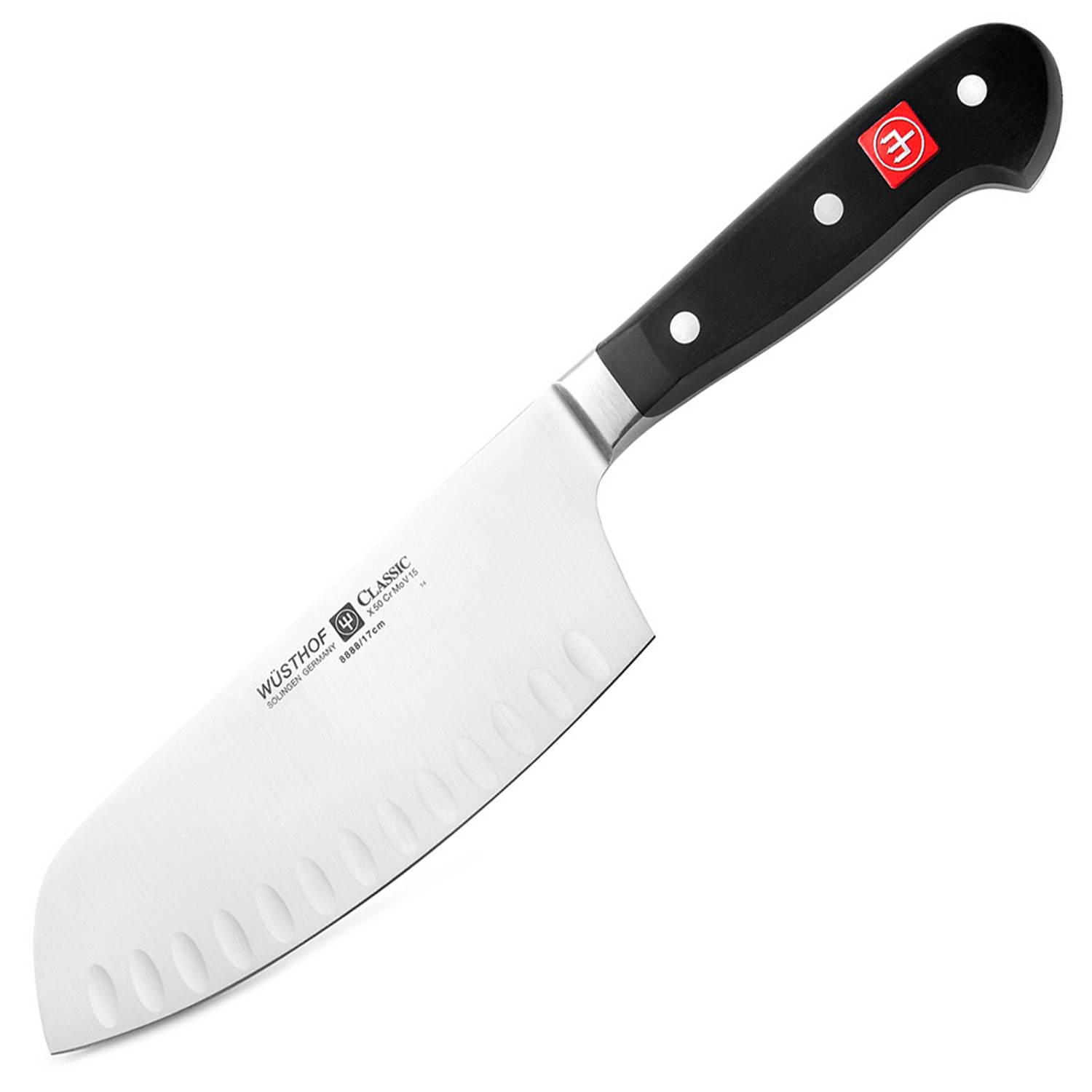 Wusthof Classic 7 Inch Chai Dao Knife Hollow Edge 8888-7