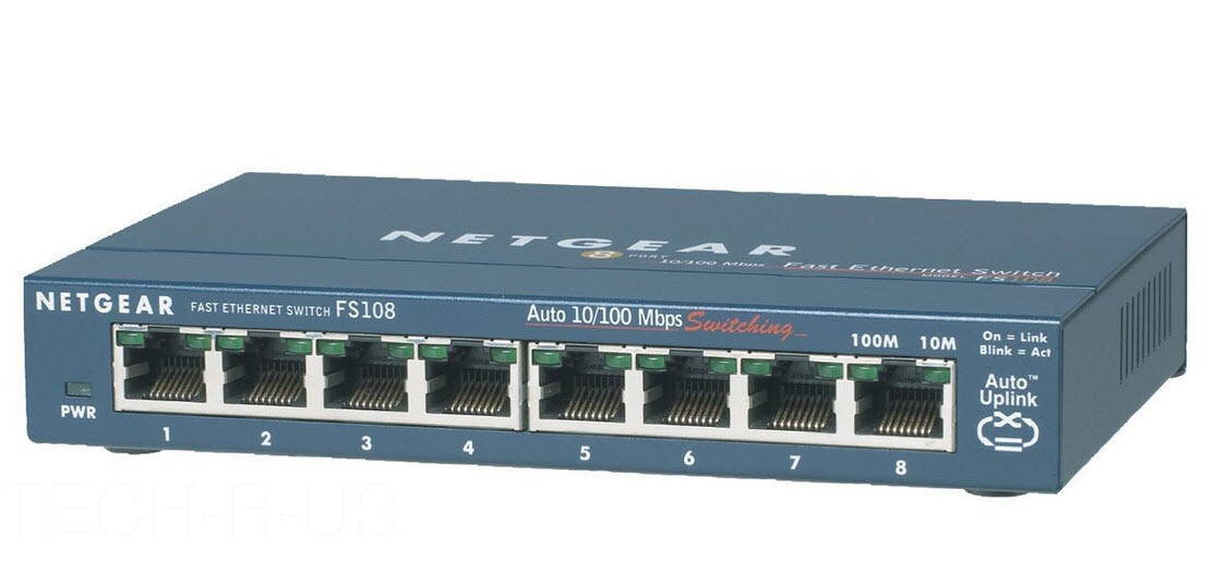 Netgear FS108NA ProSafe FS108 Ethernet Switch - 8 x 10/100Base-TX