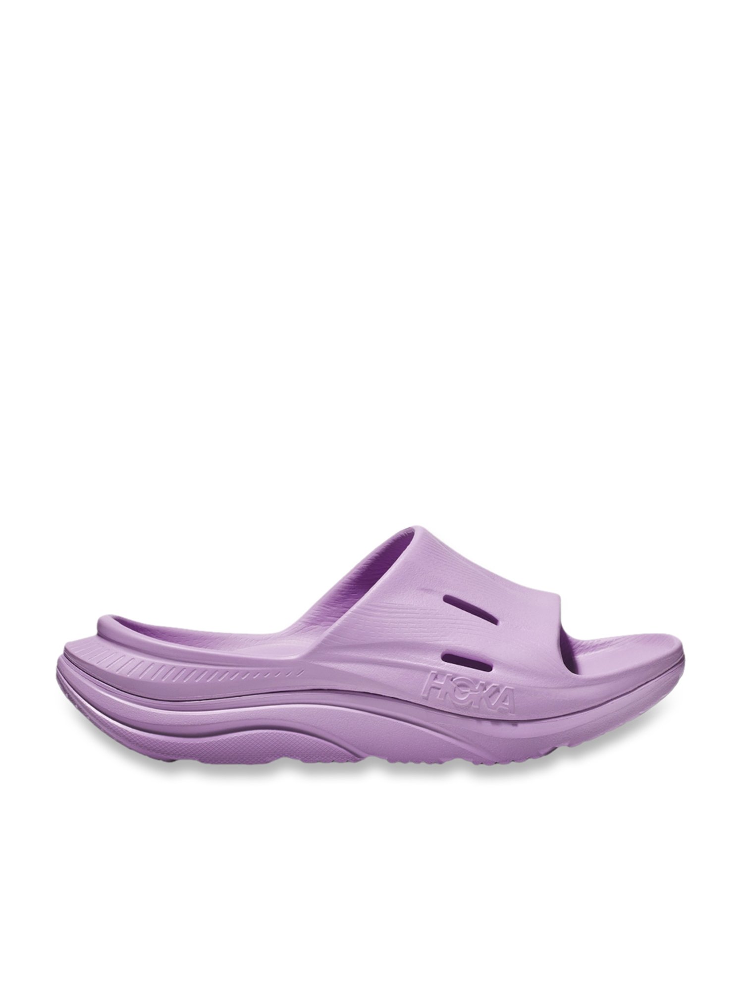 Hoka Men's U ORA RECOVERY Purple Slides