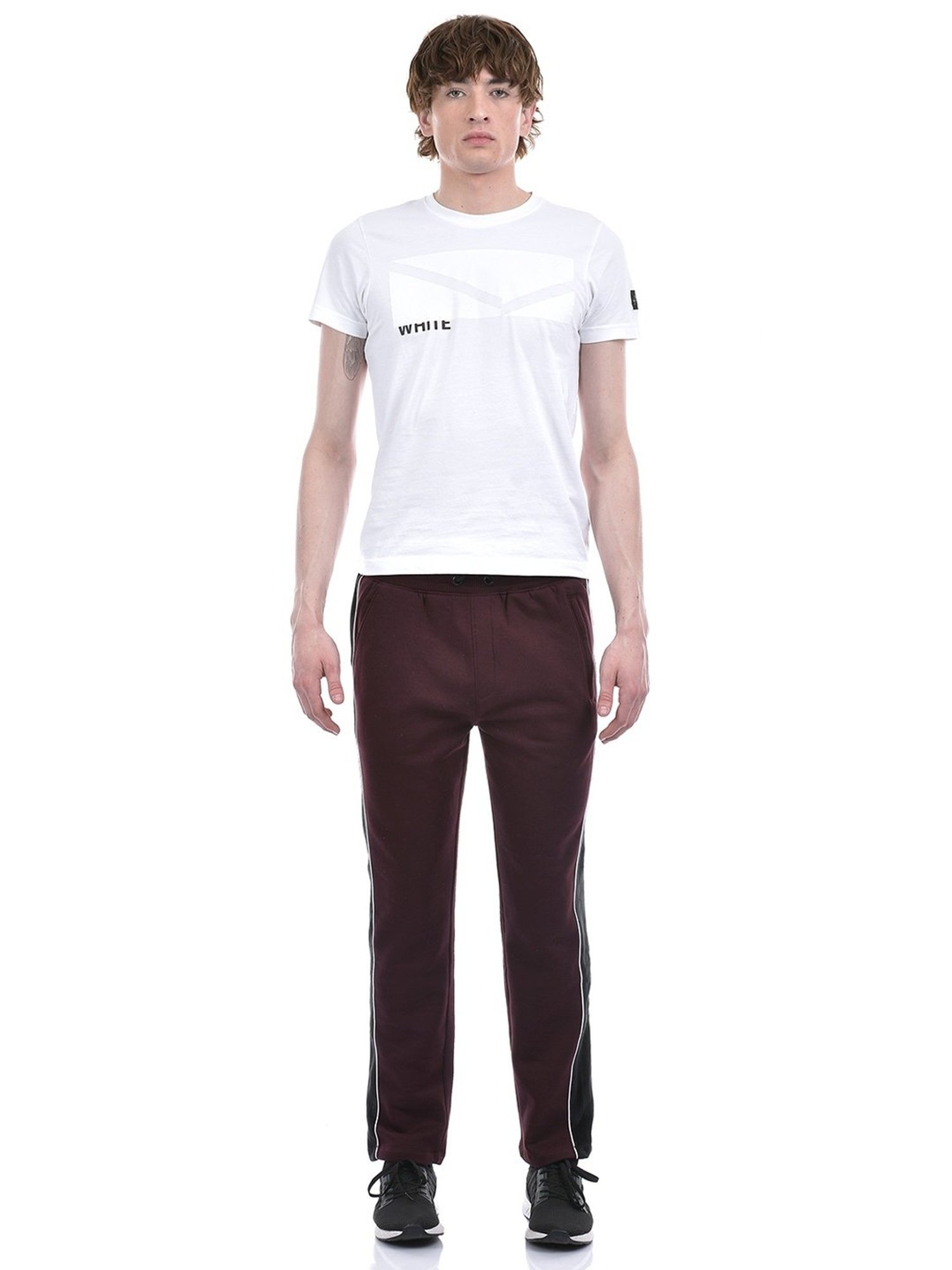 Basics Green Jogger Track Pant