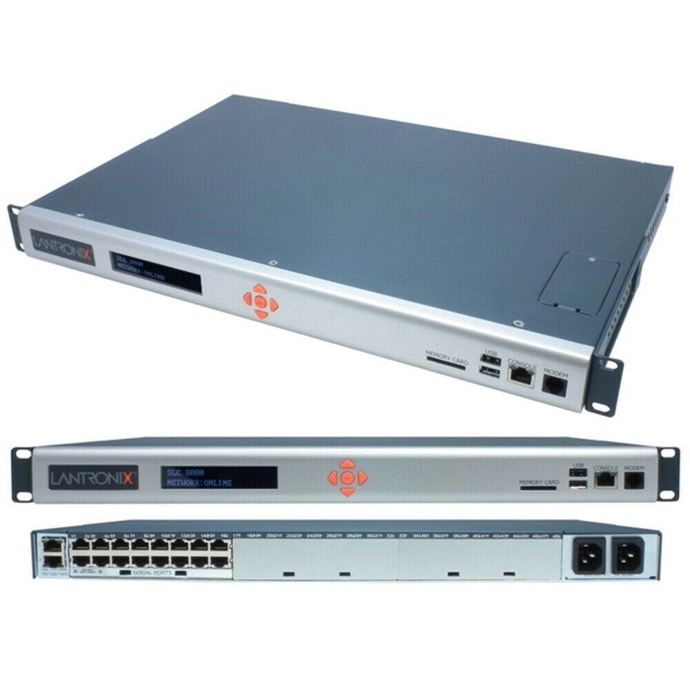 Lantronix Slc80162201S Slc8000 Adv Console Manager Svr Rj45 16Port Ac-Dual