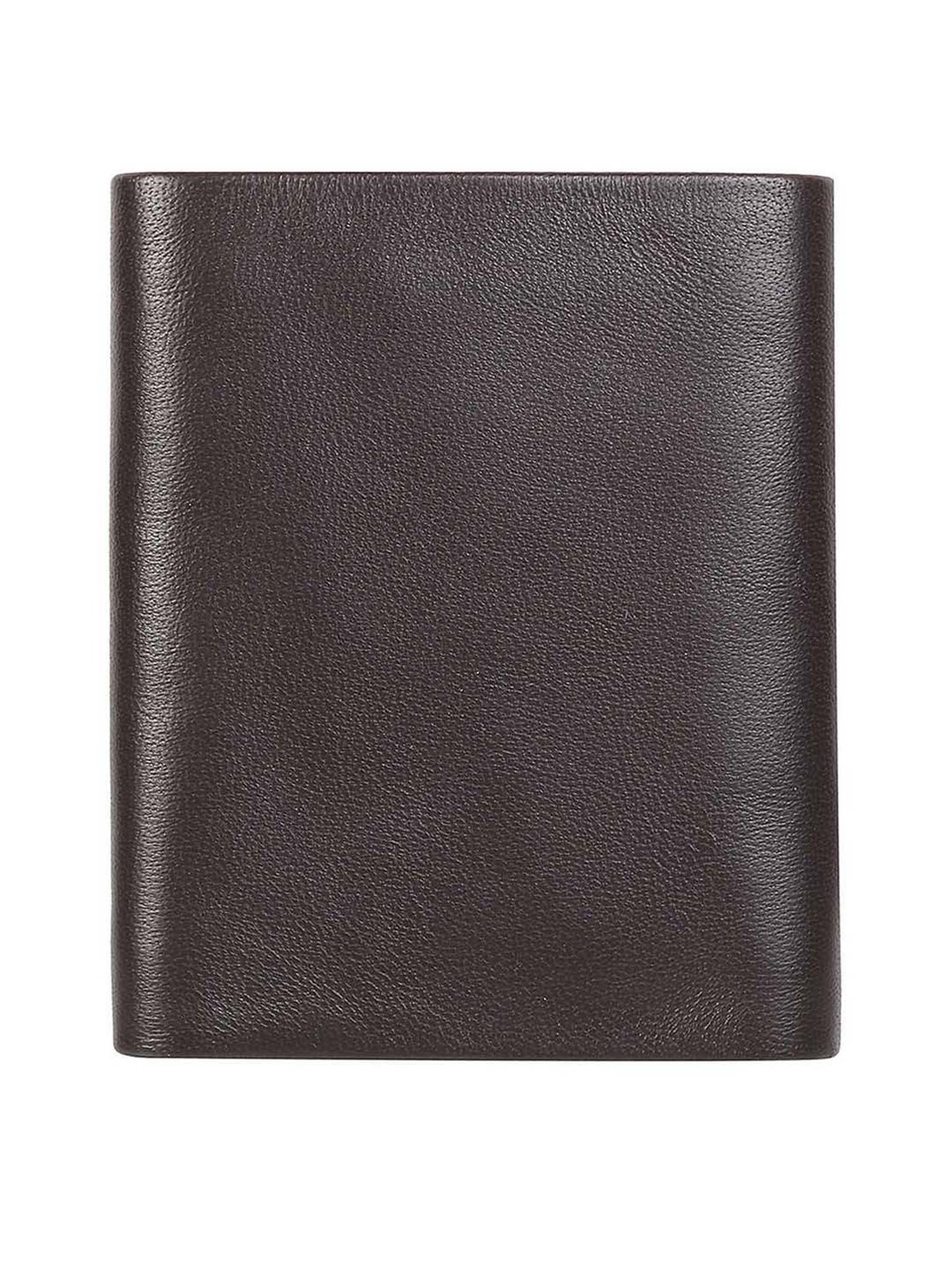 Mochi Brown Casual Leather Tri-Fold Wallet for Men