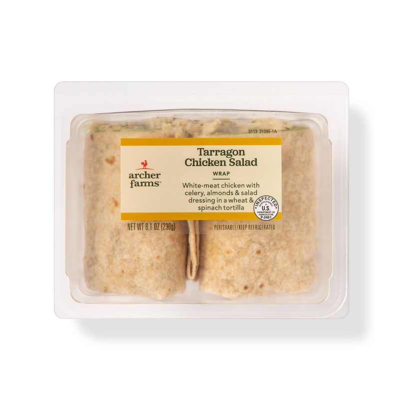 Tarragon Chicken Salad Wrap - 8.1oz - Archer Farms™