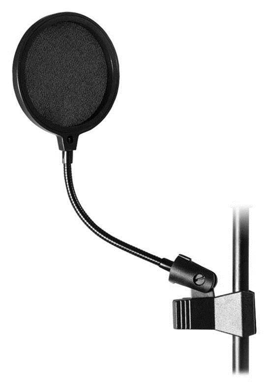 On Stage ASVS6-B Pop Blocker 6in. Adjustable Mic Voice Screen 6191