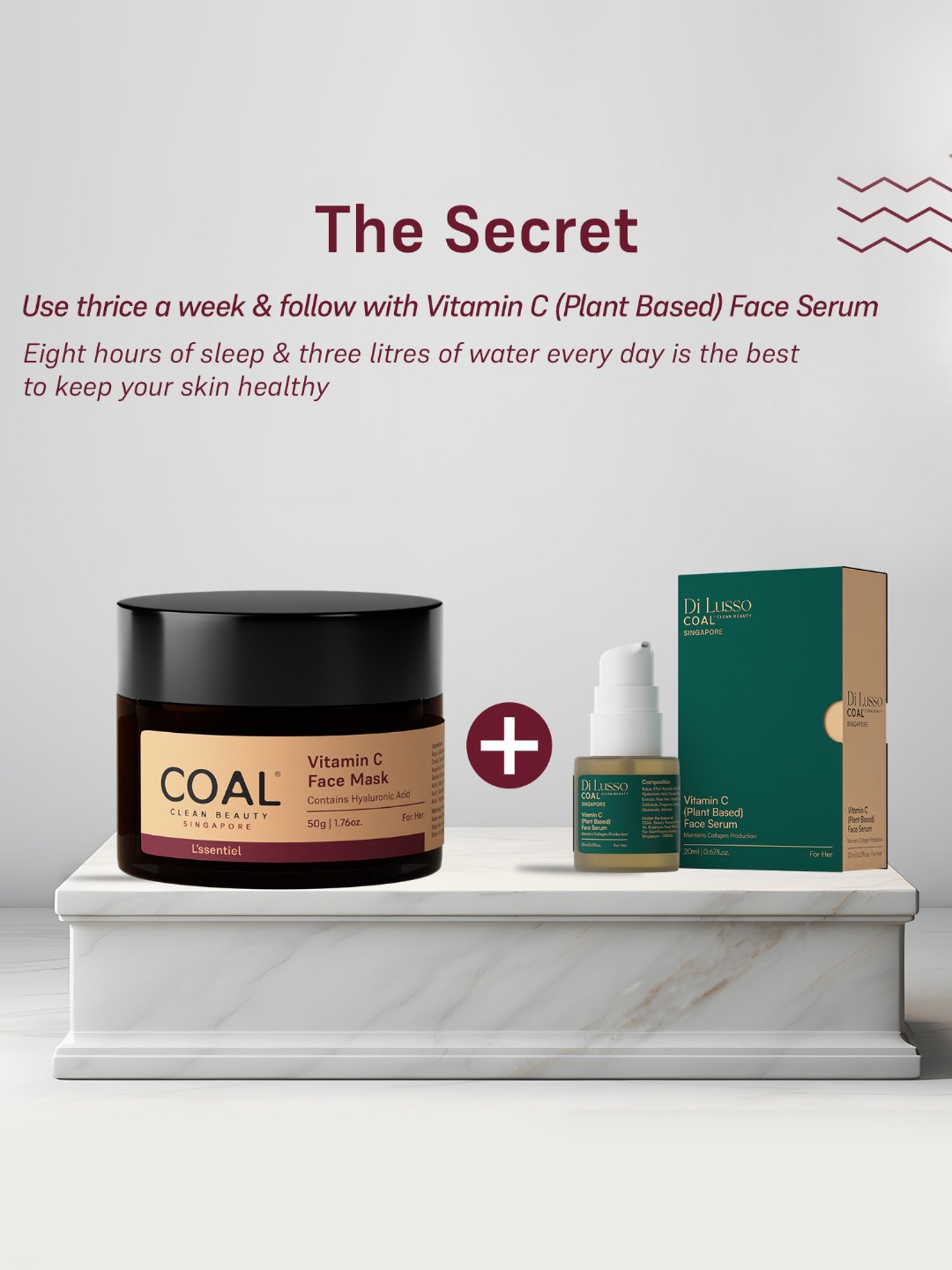 COAL Clean Beauty Vitamin C Face Mask - 50 gm