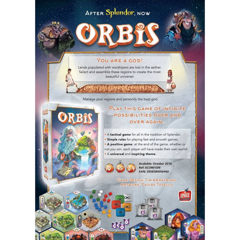 Space Cowboys Orbis Board Game
