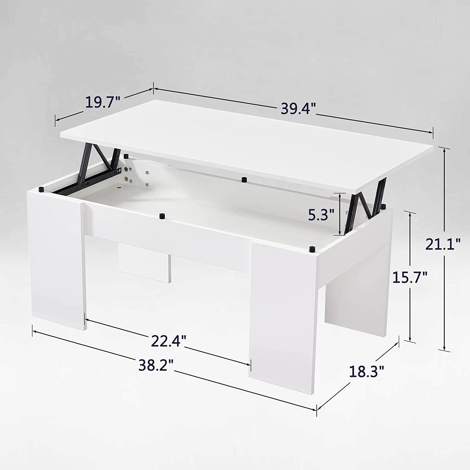 Lifetech Computer Desk 43.3" Modern Study Writing Desk for Home Office Simple Small Desk for Small Spaces, Black