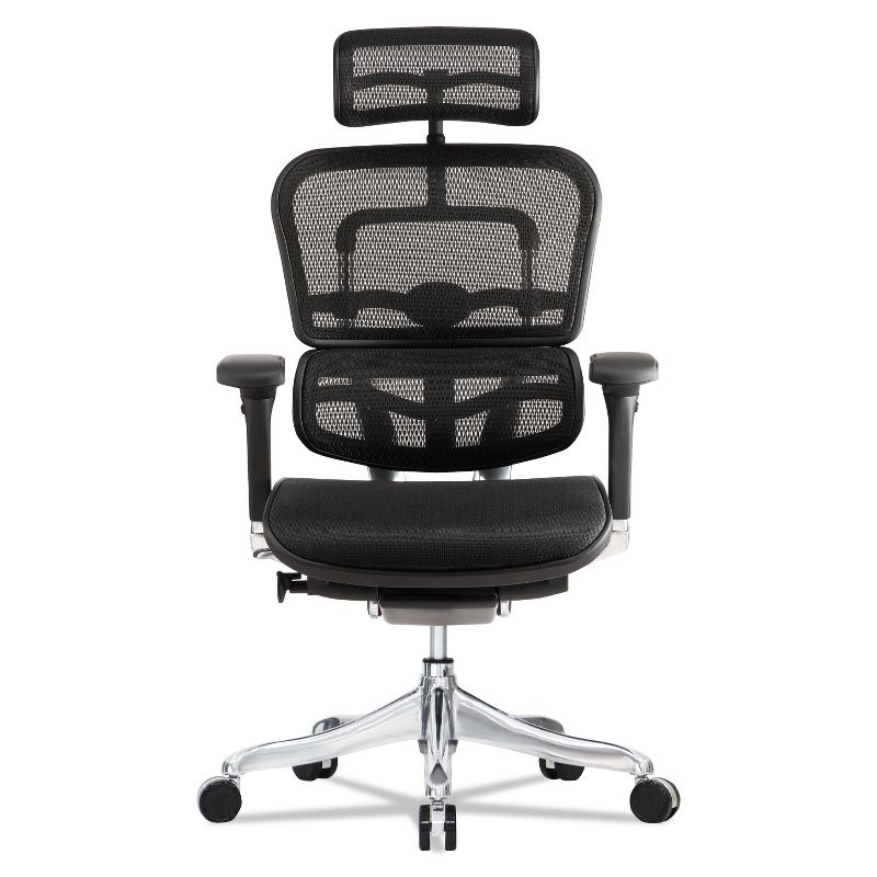 Eurotech Ergohuman Elite High-Back Chair, Black Seat/Black Back ME22ERGLTN15
