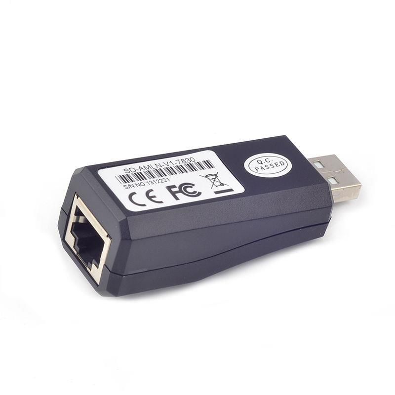 USB 2.0 ETHERNET DONGLE RJ45 USB2.0 Adapter MosChip MCS7830