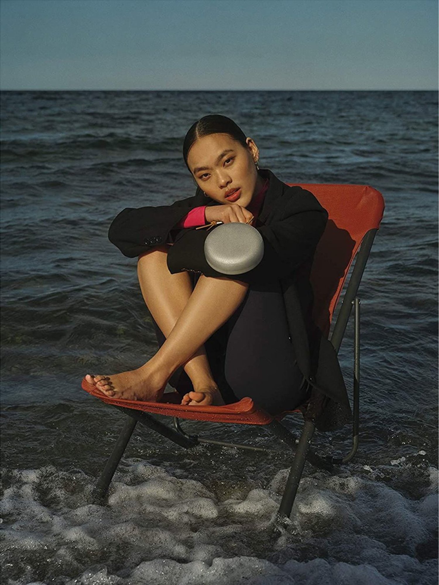 I Kall IK005 Bluetooth Tower Speaker (Brown)