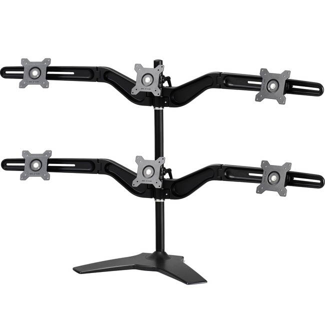 AMER NETWORKS AMR6S HEX MONITOR STAND BASE MOUNT