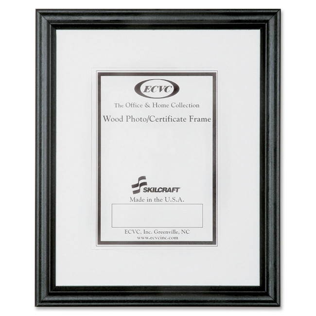 SKILCRAFT NSN0528690 Frame, Black, Wood, 8 X 10