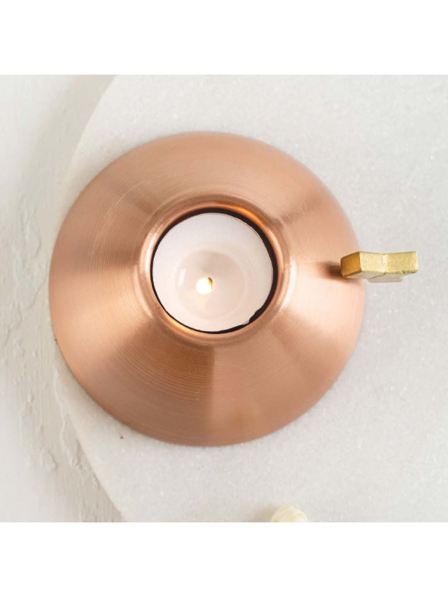 COPPRE Kaju Brown Copper Diwali Tealight