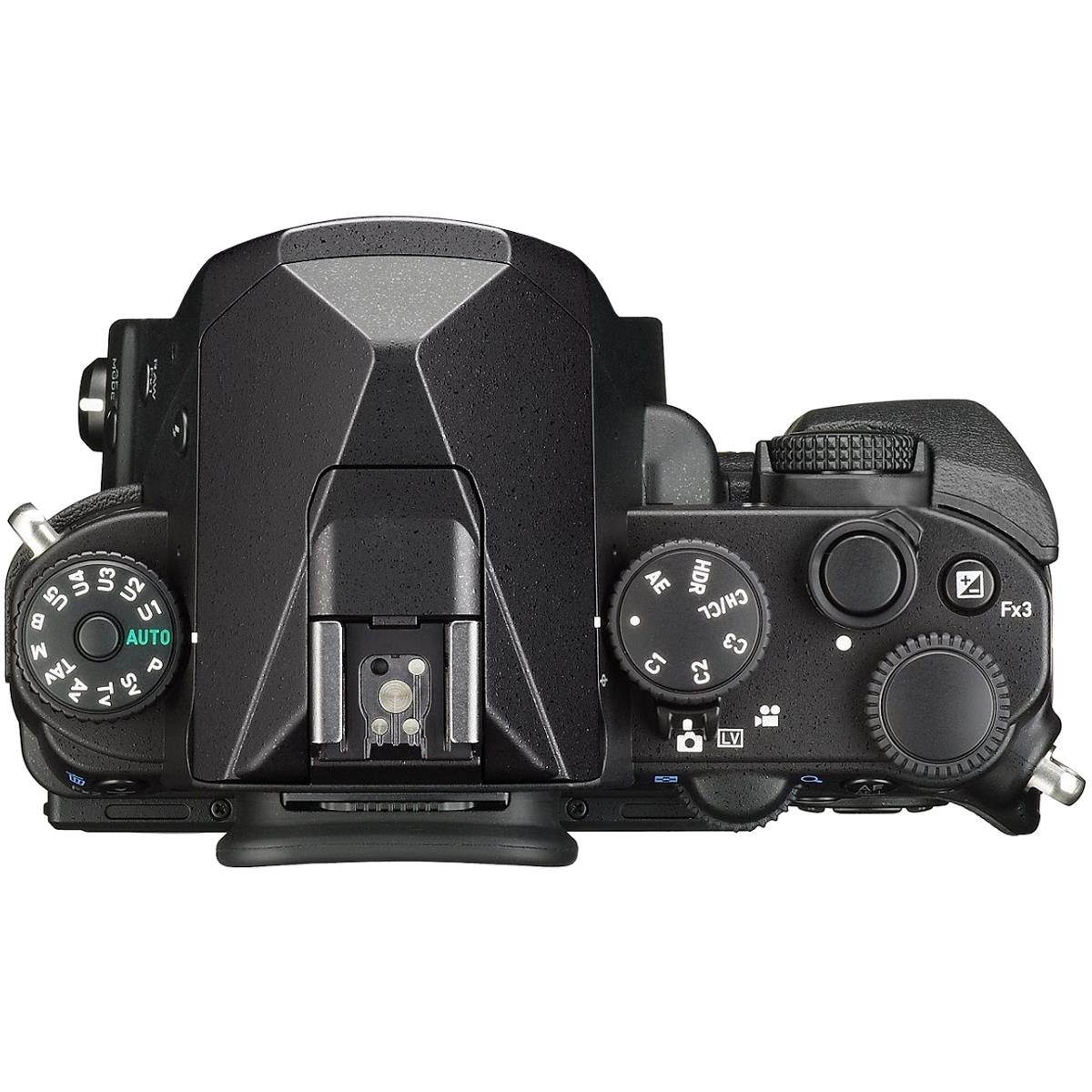 Pentax KP 24.3MP CMOS Ultra Compact Full HD Digital SLR Camera - Black (Body Only)