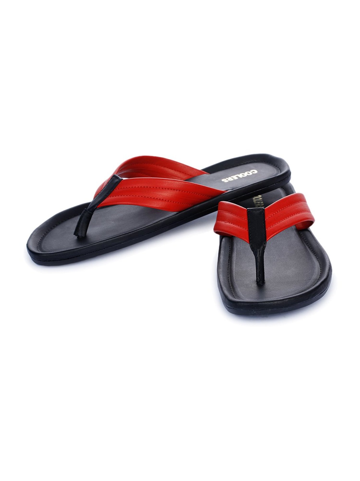 Coolers by Liberty Men's Red & Black Flip Flops