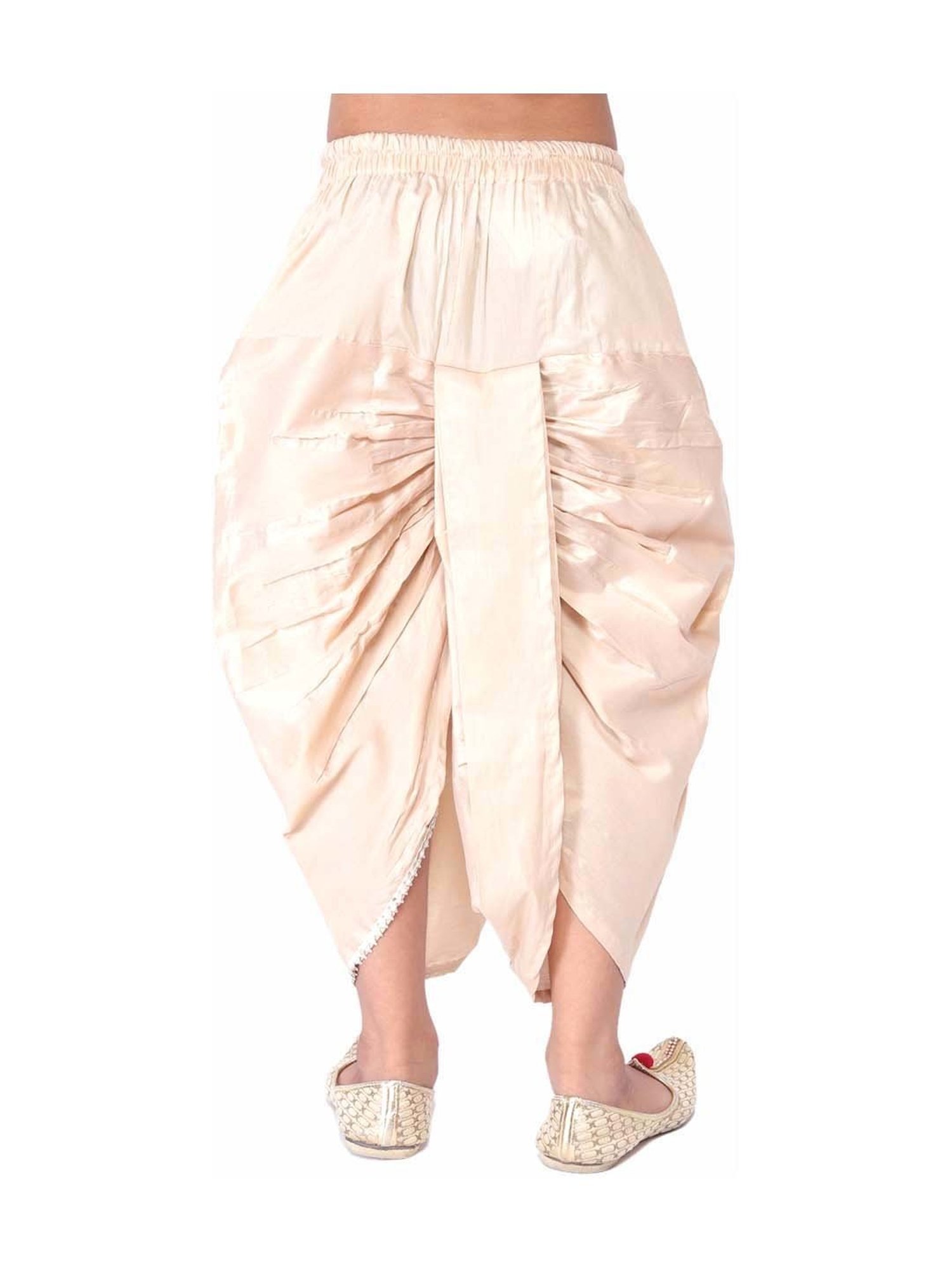 VASTRAMAY Kids Maroon Regular Fit Dhoti