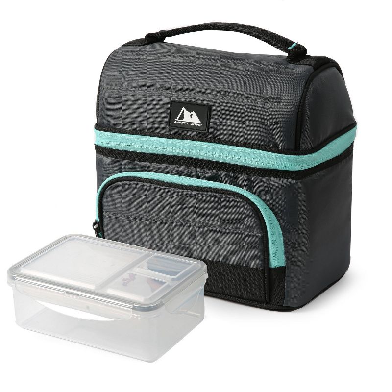 Arctic Zone High Performance Ultimate Secret Lunch Kit Set - Gray