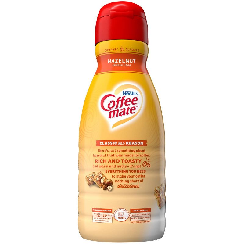 Coffee Mate Hazelnut Coffee Creamer - 1qt