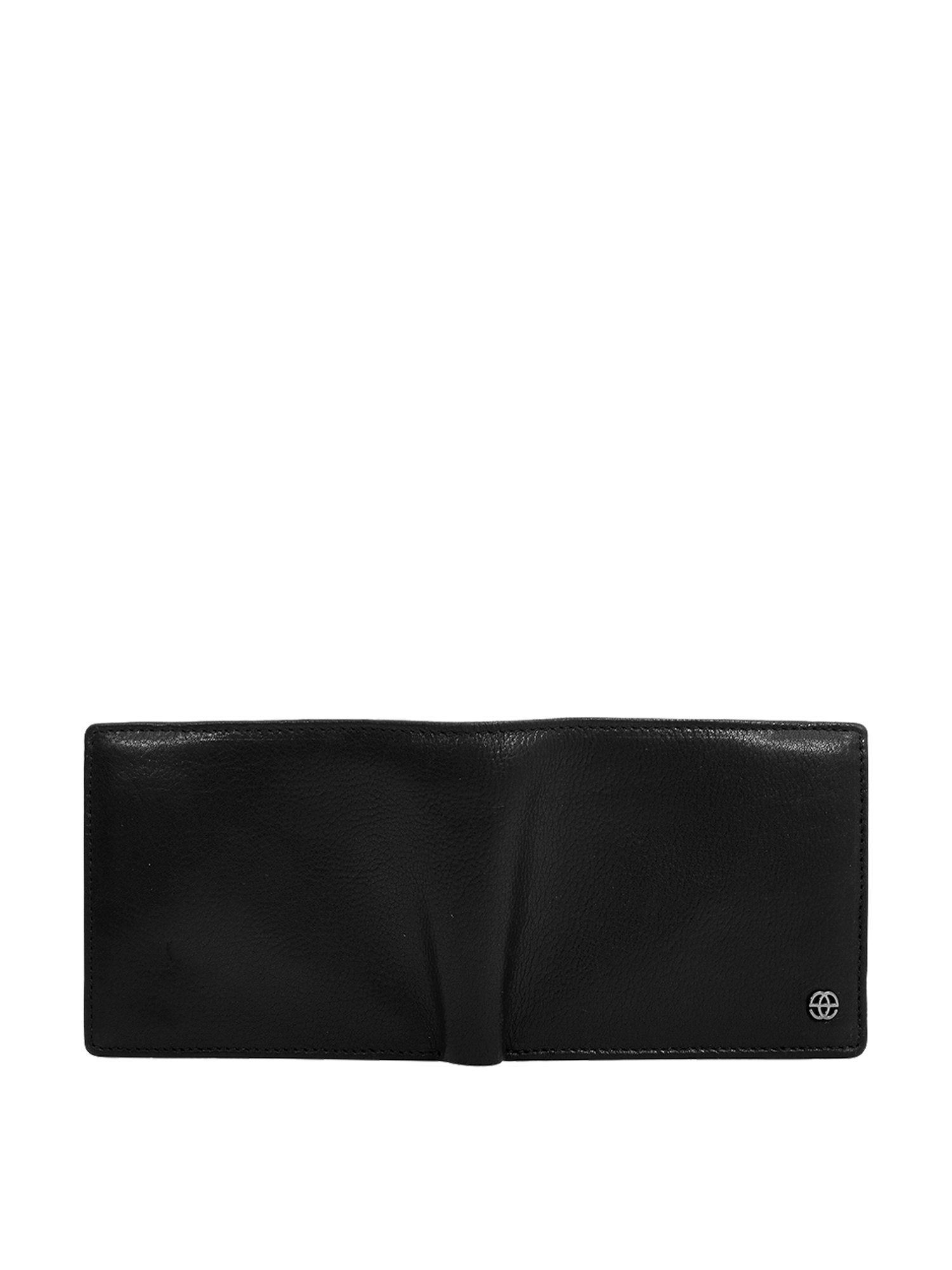 Eske Black Solid Bi-Fold Wallet for Men