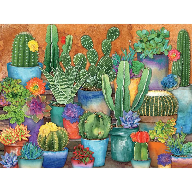 Ceaco Succulents: Cactus Pots Jigsaw Puzzle - 300pc