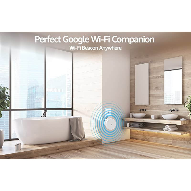 Google WiFi Wall Mount WiFi Accessories for Google Mesh WiFi System and Google WiFi Router Without Messy Wires or Screws White2 Pack